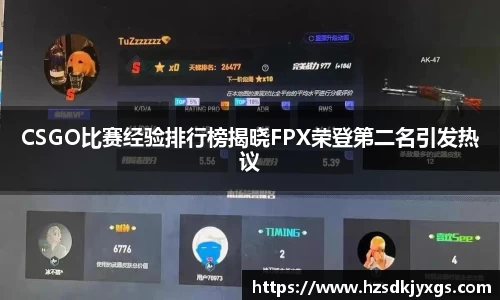 CSGO比赛经验排行榜揭晓FPX荣登第二名引发热议